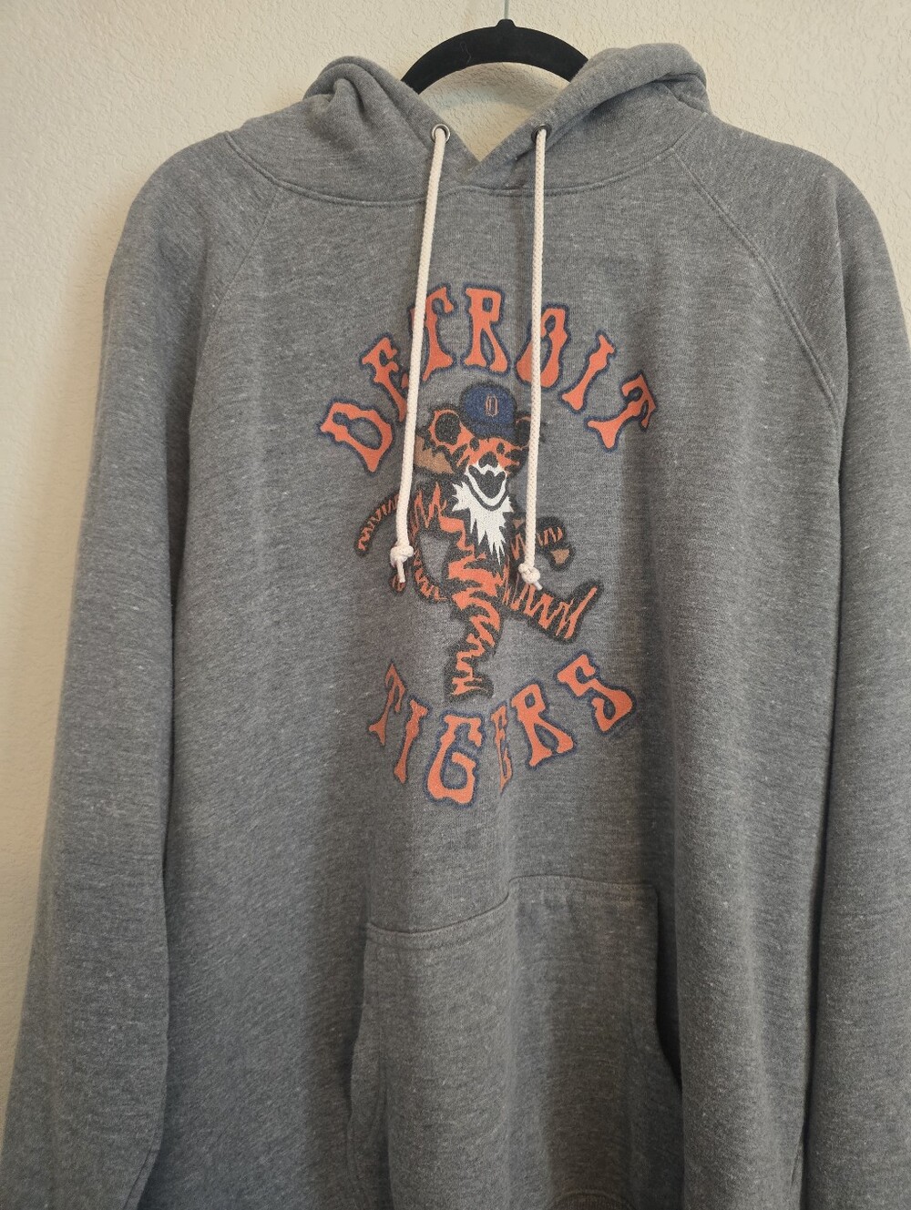 Homage Men's Gray Detroit Tigers Hooded Sweatshirt - Classic Pullover XXL